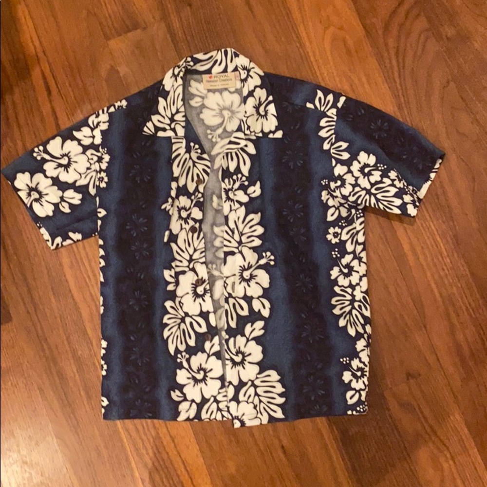 Hawaiian button down shirt